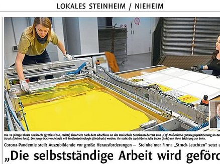 "Die selbstständige Arbeit wird gefördert"